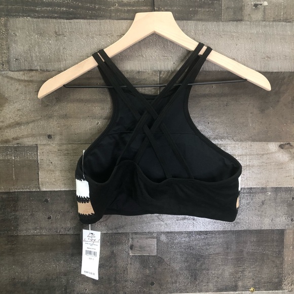 NWT PilyQ Sahara Stitched Gypsy High Neck Swim Top - Picture 4 of 11